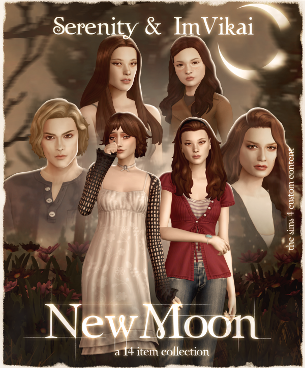 Maxis Match New Moon Collection by simsfinds - The Sims 4 Custom Content