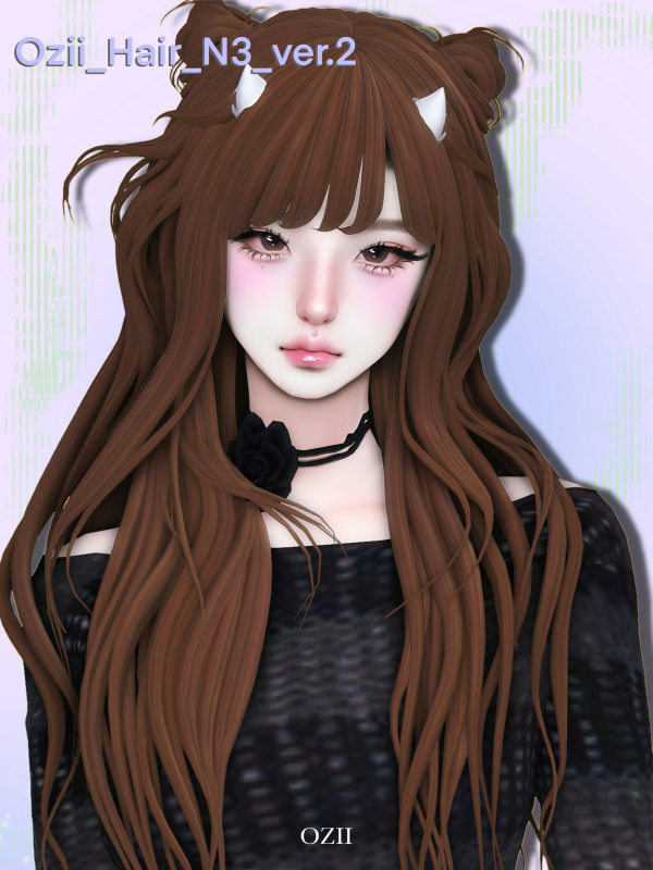 Maxis Match Ozii Hair N3 by simsfinds - The Sims 4 Custom Content