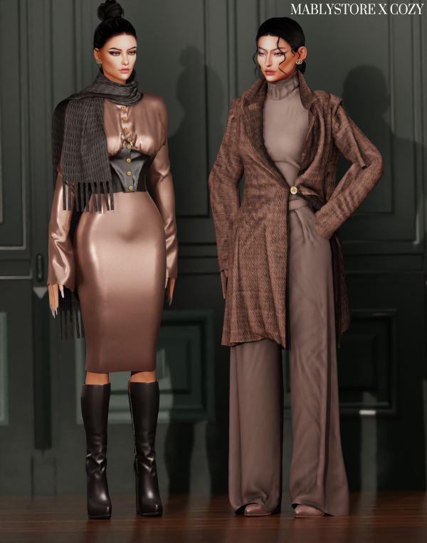 Alpha COZY SET by simsfinds - The Sims 4 Custom Content