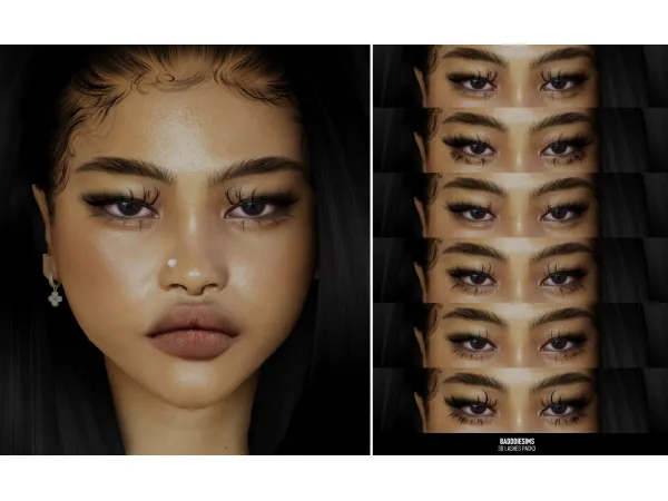 3D LASHES PACK3 by BadddieSims