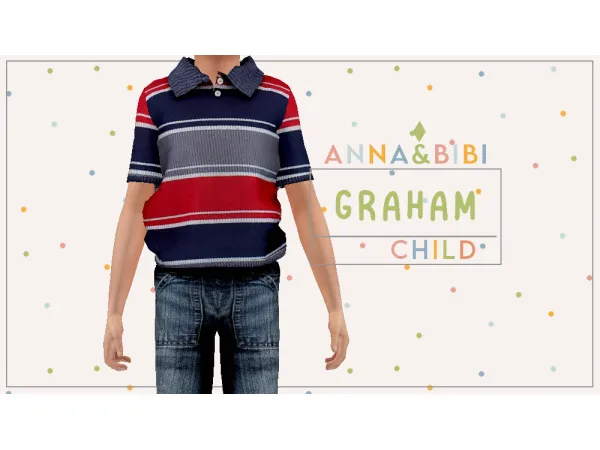 Mix Graham_CHILD AnnaBibi by simsfinds - The Sims 4 Custom Content
