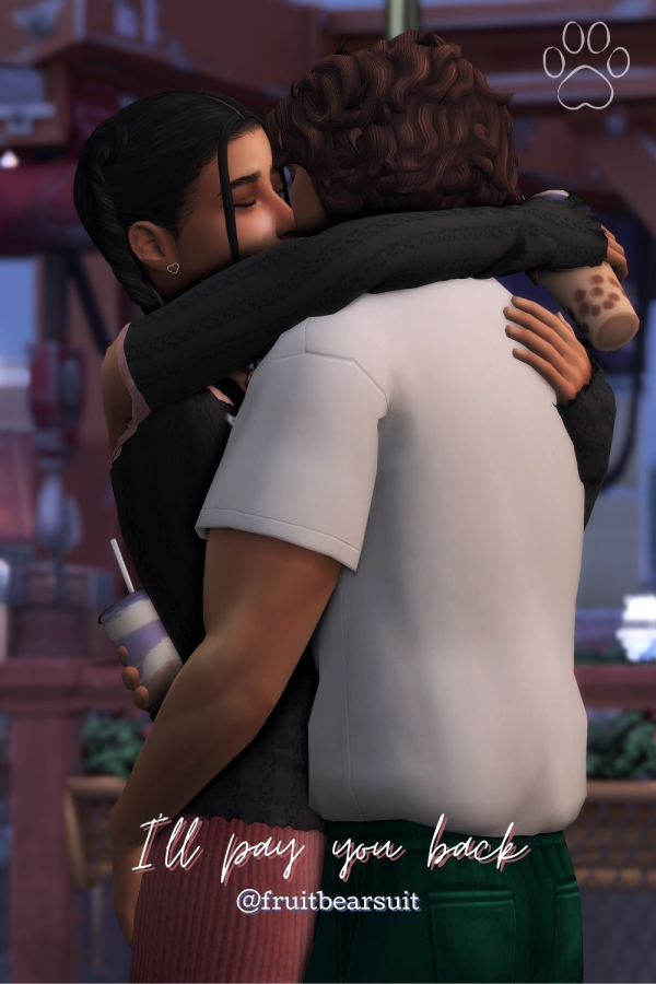 Mix I'll pay you back Posepack by simsfinds - The Sims 4 Custom Content