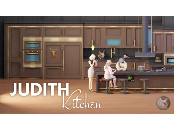 Maxis Match Judith Kitchen by simsfinds - The Sims 4 Custom Content