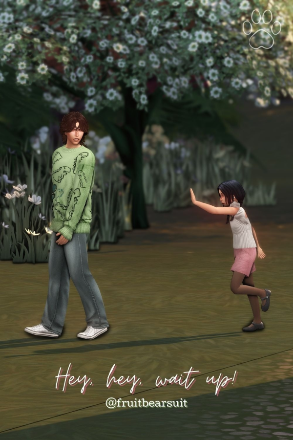 Mix Hey hey wait up Pose pack by simsfinds - The Sims 4 Custom Content