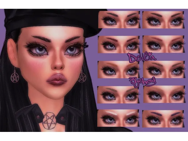 Maxis Match Cemelss Dehlia Eyebrows by simsfinds - The Sims 4 Custom Content
