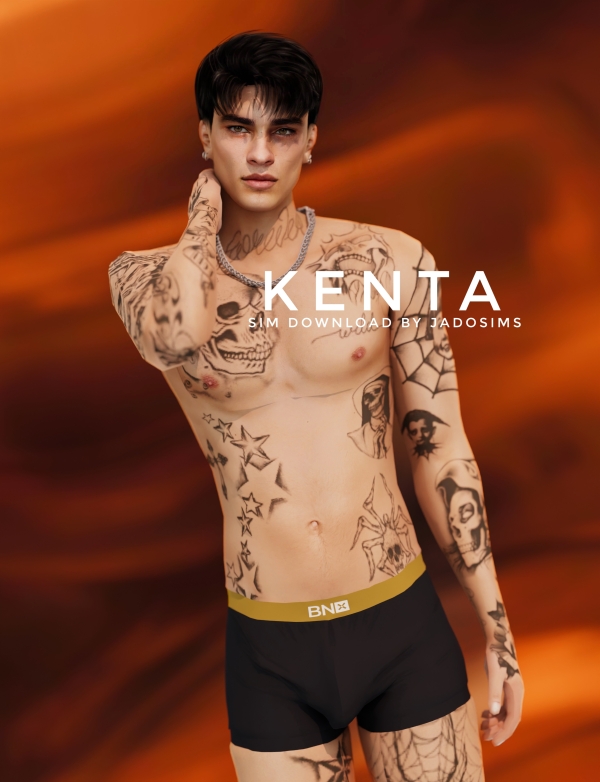 Alpha Kenta (Sim Download) by shopwithflynnn - The Sims 4 Custom Content