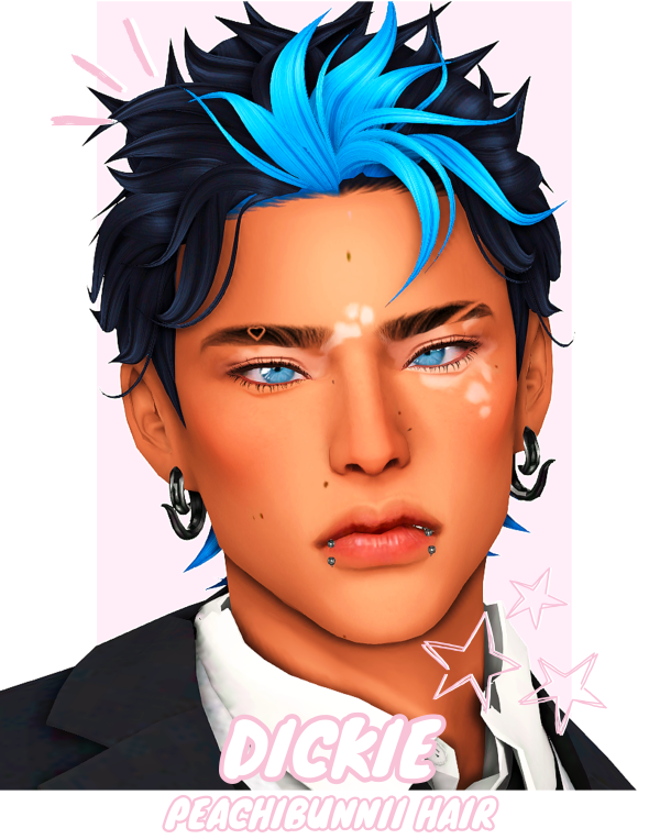 Maxis Match Dickie Hair by simsfinds - The Sims 4 Custom Content