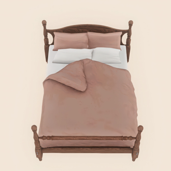 4T3 AWINGEDLLAMA LIVED IN BED MATTRESS by simsfinds - The Sims 3 Custom Content