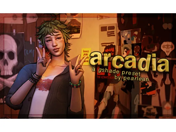 Mix arcadia gshade preset by simsfinds - The Sims 4 Custom Content