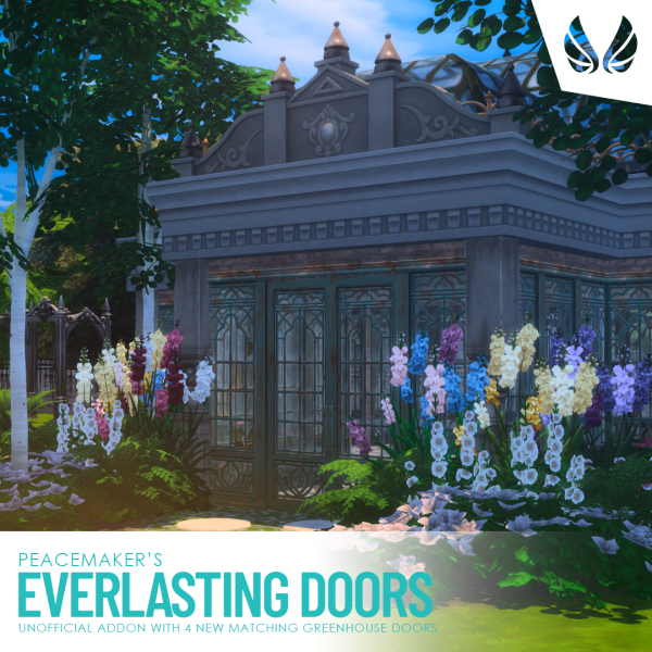 Maxis Match Everlasting Doors Unofficial Addon for Life and Death by simsfinds - The Sims 4 Custom Content