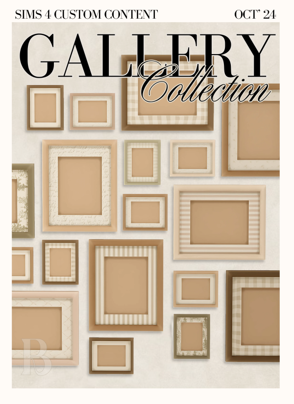 Maxis Match GALLERY a mini frame collection by simsfinds - The Sims 4 Custom Content