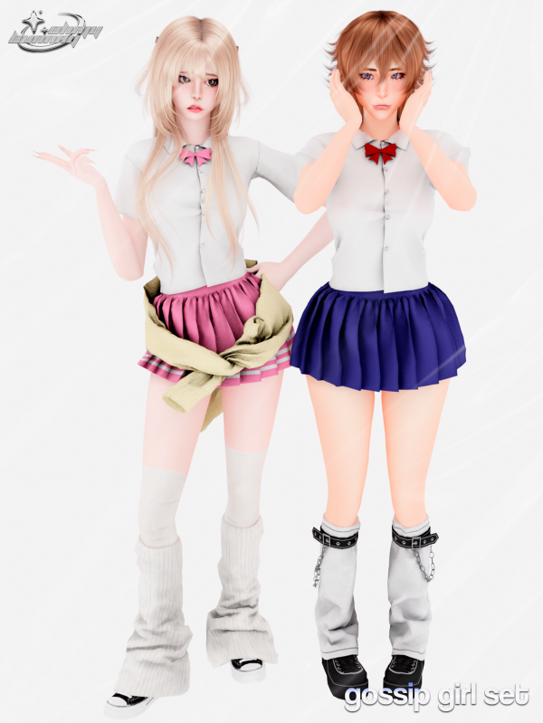 Alpha GOSSIP GIRL SET by ohmybunnny2 - The Sims 4 Custom Content