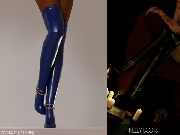 Mix Kelly boots - The Sims 4 Custom Content