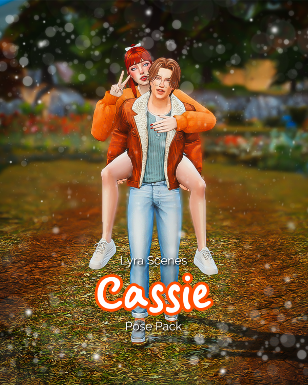 Mix Cassie Pose Pack by missmoonsims - The Sims 4 Custom Content