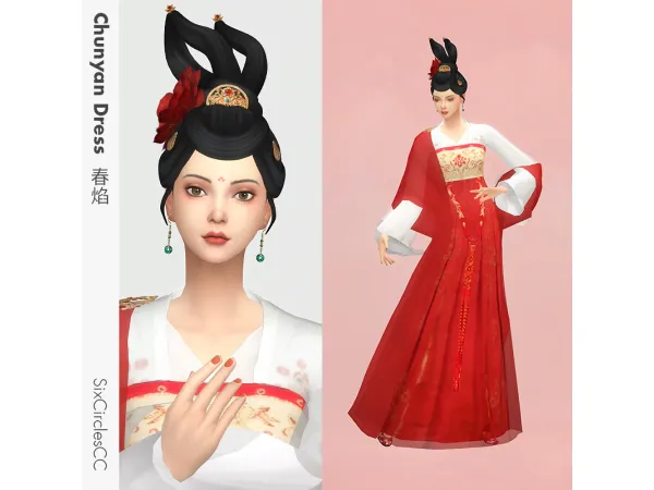 Chinese Dress - Chunyan by SixcirclesCC