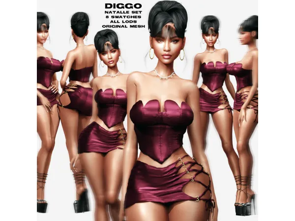 Alpha NATALLE SET - The Sims 4 Custom Content