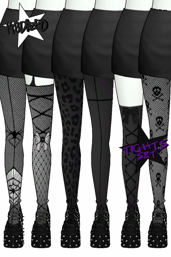 Maxis Match TIGHTS SET PT 2 by simsfinds - The Sims 4 Custom Content