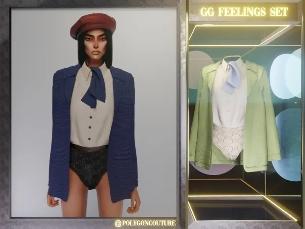 Alpha GG Feelings Set by polygoncouture - The Sims 4 Custom Content
