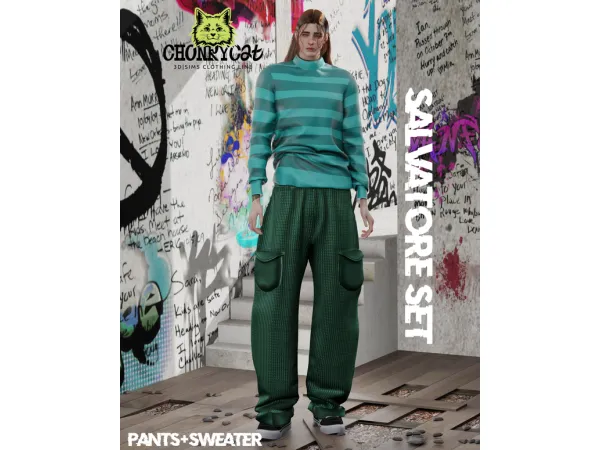 Mix salvatore set chonkycatsims - The Sims 4 Custom Content