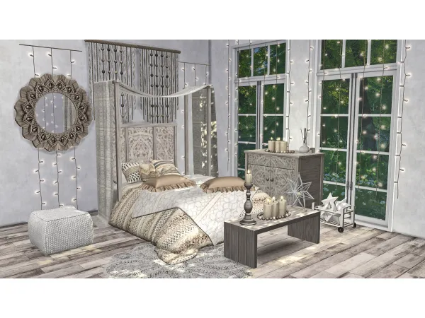 Alpha Romina Bedroom by modcollective - The Sims 4 Custom Content