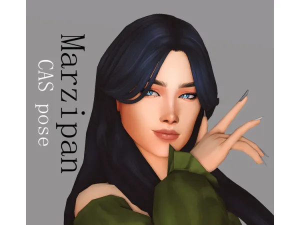 Mix Pose pack Marzipan for CAS by Jarride - The Sims 4 Custom Content