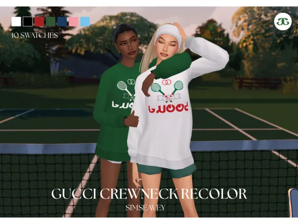 Maxis Match GUCCI RECOLOR by simsfinds - The Sims 4 Custom Content
