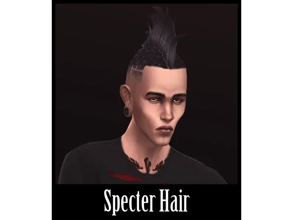 Mix [Stamsim] Specter Hair - The Sims 4 Custom Content