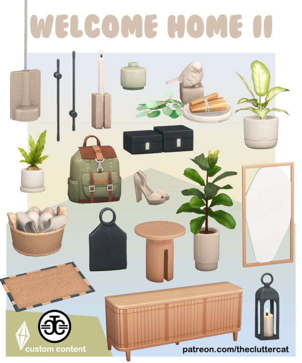 Maxis Match Welcome Home Part II by simsfinds - The Sims 4 Custom Content