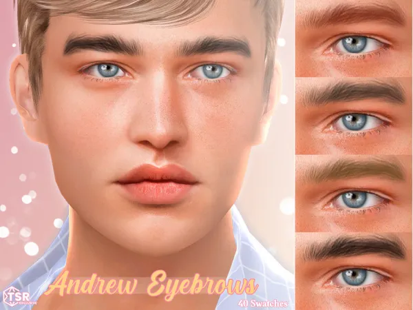 Mix Andrew Eyebrows by MSQSIMS - The Sims 4 Custom Content