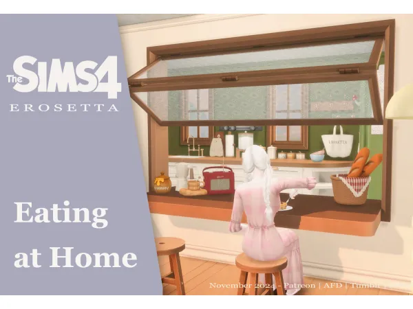 Mix Eating at Home Kitchen Stuff by ERosetta - The Sims 4 Custom Content