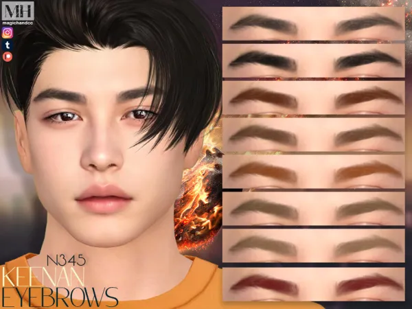 Keenan Eyebrows N345 by MagicHand