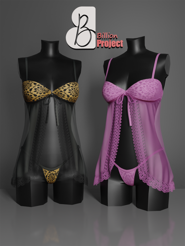 Alpha BillionProject Camila Lingerie by billion_project666 - The Sims 4 Custom Content
