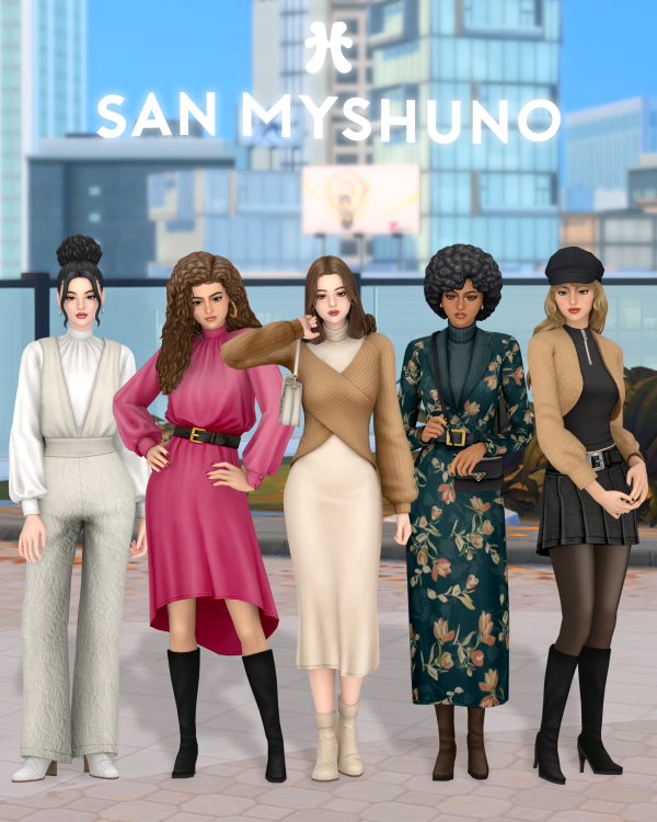 Maxis Match SAN MYSHUNO by simsfinds - The Sims 4 Custom Content