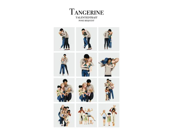 Mix [talentedtrait] Tangerine - The Sims 4 Custom Content