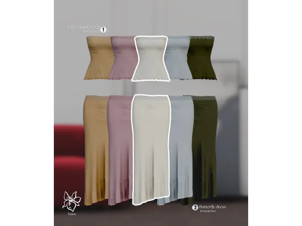 DUSTBOUND - 2 PIECE CLOTHING SET by tauve