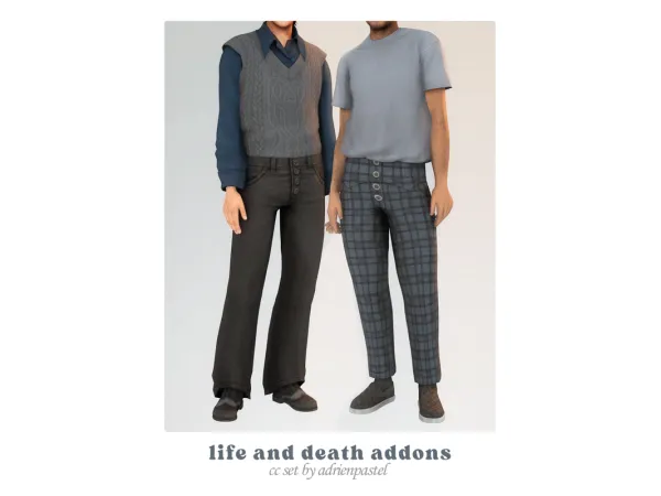 Maxis Match EP17 Life And Death Add Ons ll Male by adrienpastel - The Sims 4 Custom Content