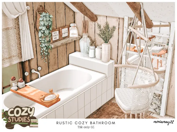 Rustic Cozy Bathroom TSR only CC by moniamay72
