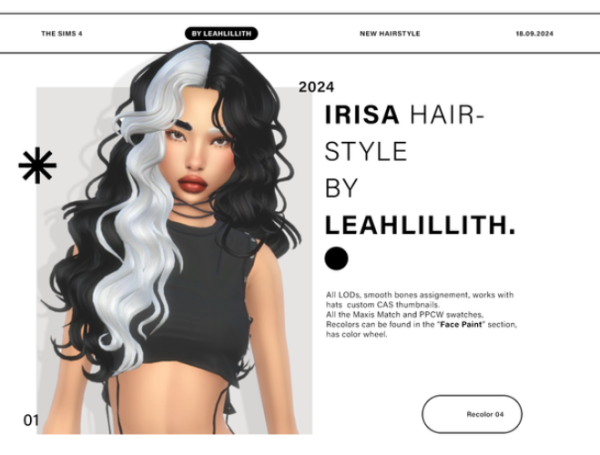 Maxis Match Irisa Hairstyle (MM PPCW) by simsfinds - The Sims 4 Custom Content