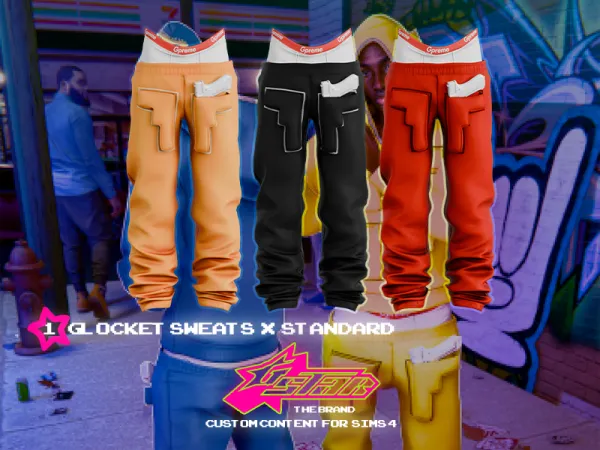 Alpha GSTAR Glocket Sweats Standard Version by decayed - The Sims 4 Custom Content