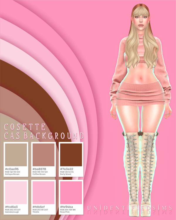 Alpha Cosette CAS Background by unidentifiedsims - The Sims 4 Custom Content