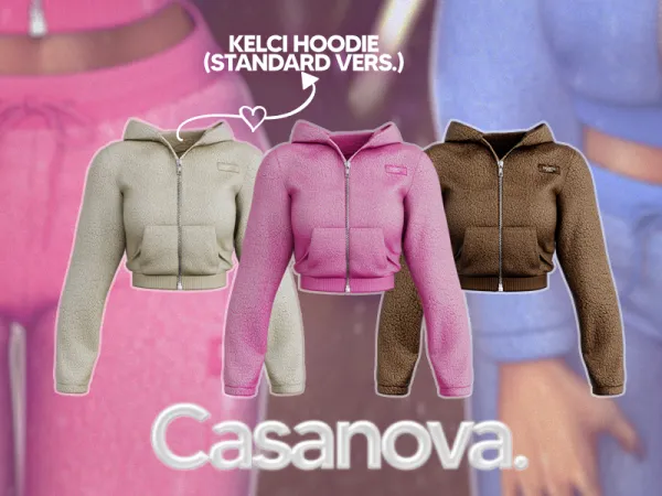 Alpha Casanova Kelci Hoodie Standard Version by decayed - The Sims 4 Custom Content