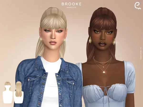 Maxis Match Karen Hairstyle by Enriques4 - The Sims 4 Custom Content