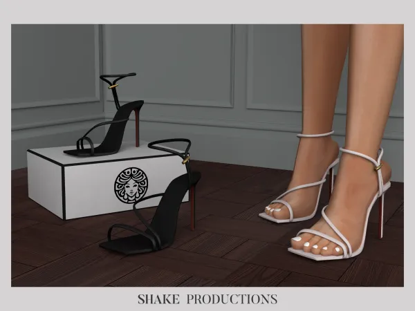 Alpha Emilia High Heels by shakeproductions - The Sims 4 Custom Content