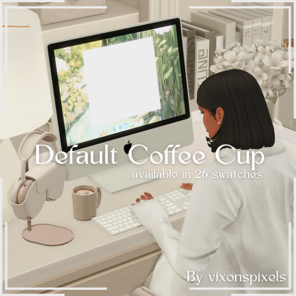 Maxis Match Default coffee cup by simsfinds - The Sims 4 Custom Content