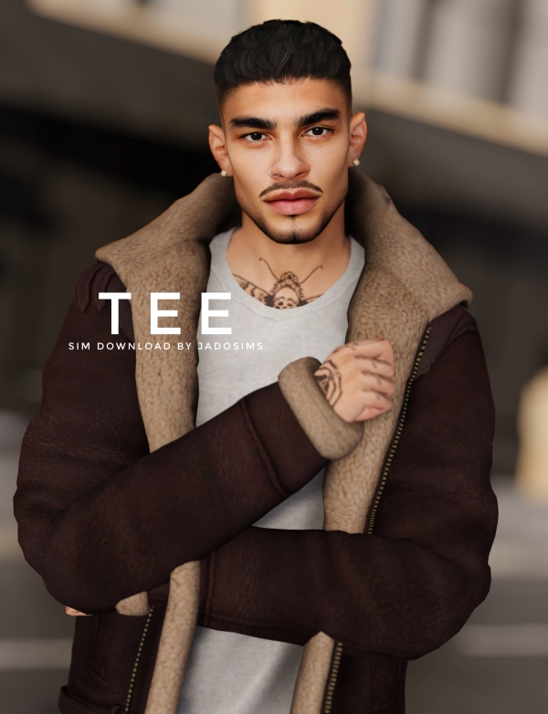 Alpha Tee (Sim Download) by shopwithflynnn - The Sims 4 Custom Content