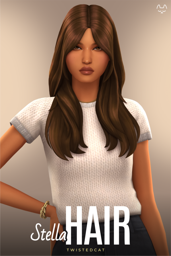 Maxis Match Stella Hair by simsfinds - The Sims 4 Custom Content