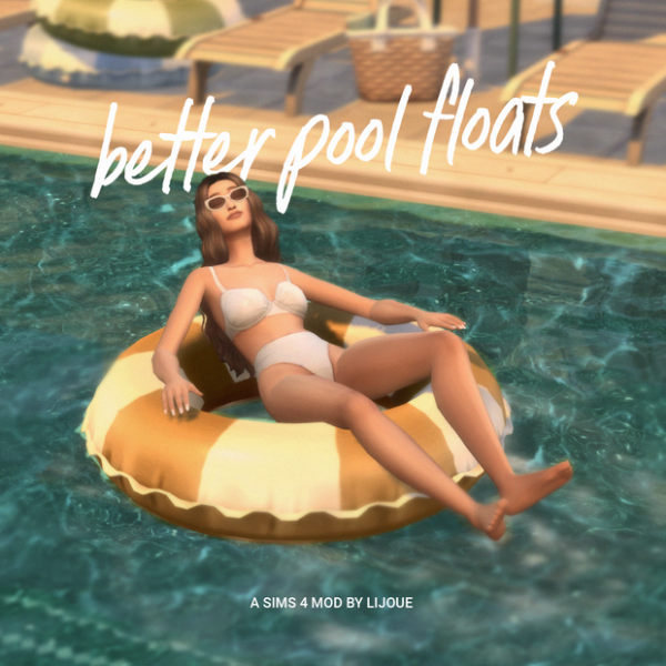 Maxis Match Better Pool Floats by simsfinds - The Sims 4 Custom Content