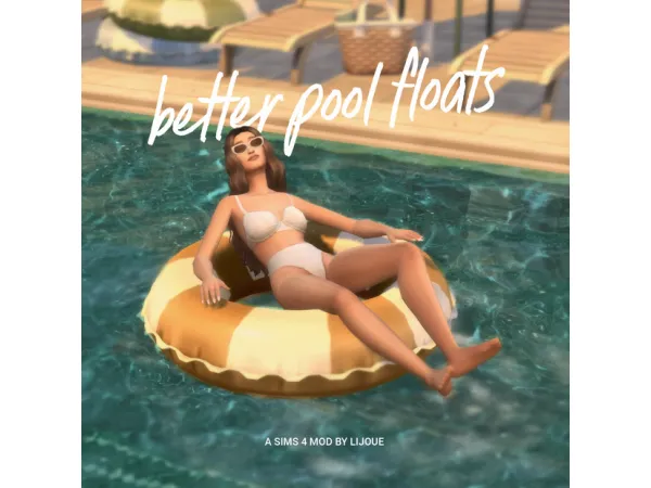 Better Pool Floats by LIJOUE