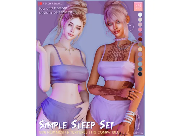 Simple Sleep Set  by smsims