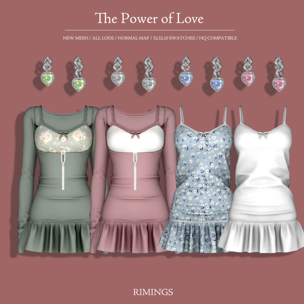 Mix [RIMINGS] The Power of Love by simsfinds - The Sims 4 Custom Content